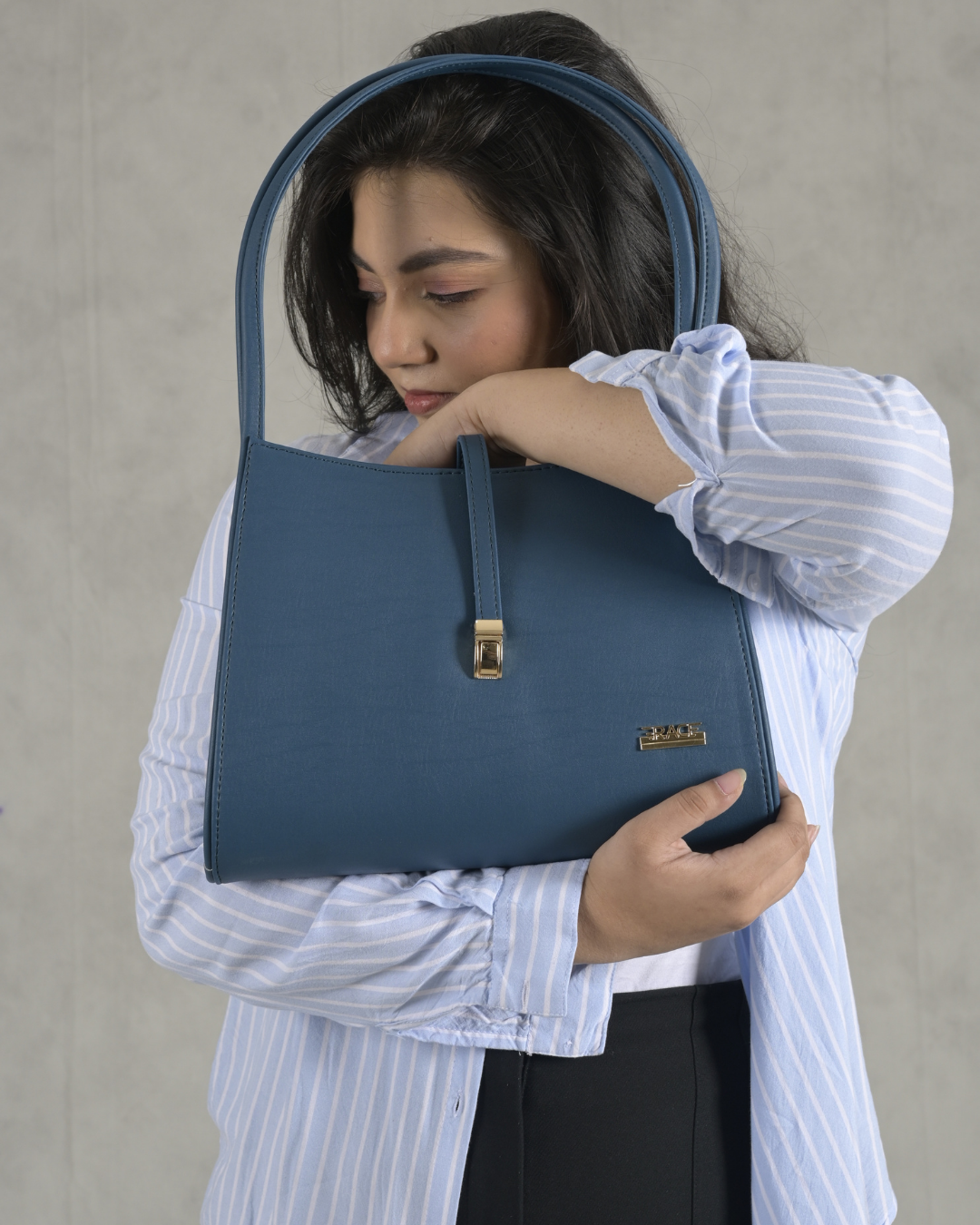 Dolce Blue Shoulder Bag