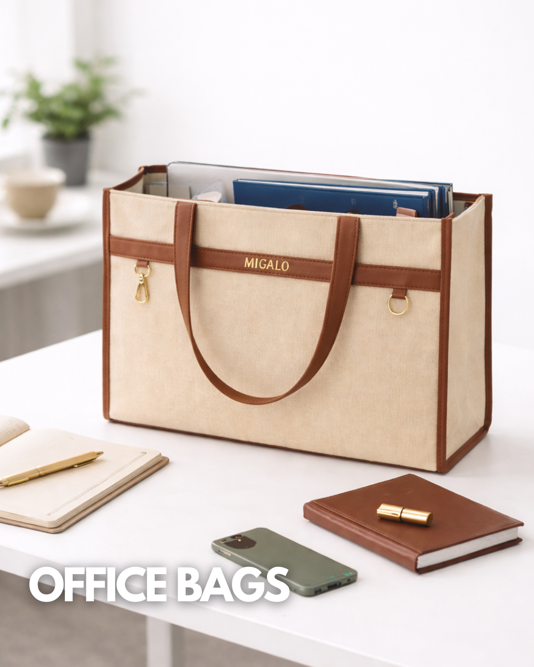 Office Tote Bags - MIGALO