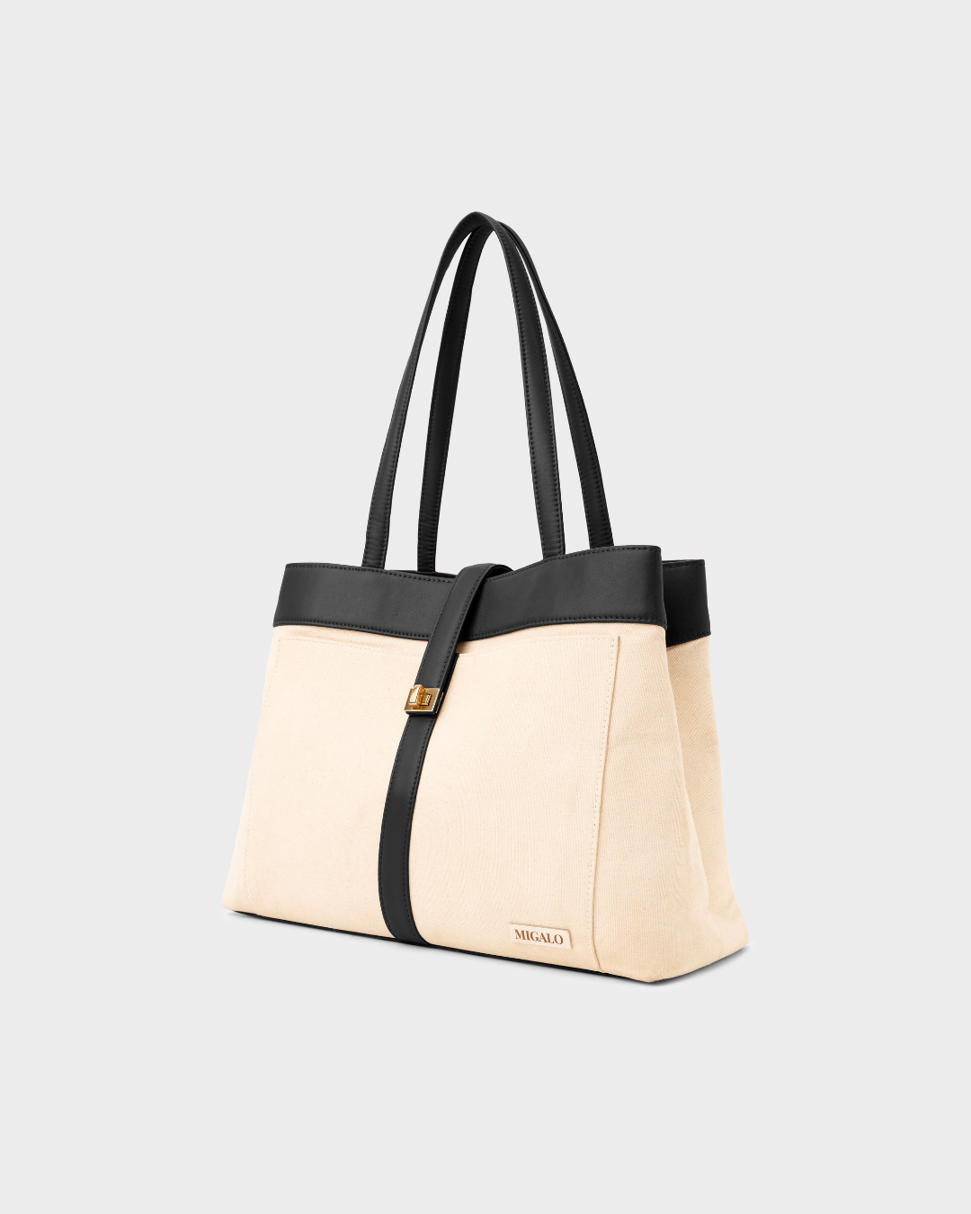 Haley Work Tote - Black - MIGALO