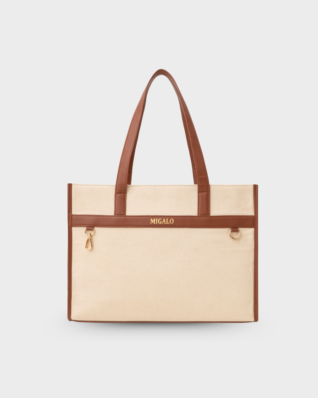 Nero Cream and Brown Tote Bag - MIGALO