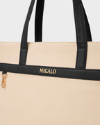 Nero Cream and Black Tote Bag - MIGALO