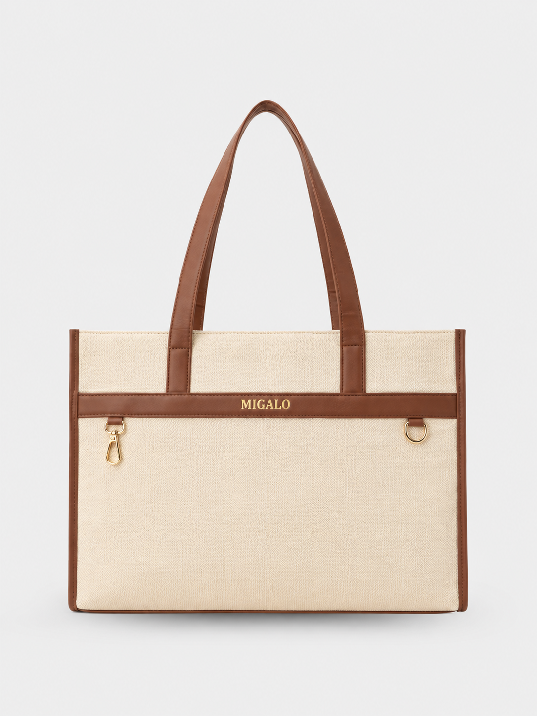 Nero Cream and Brown Tote Bag