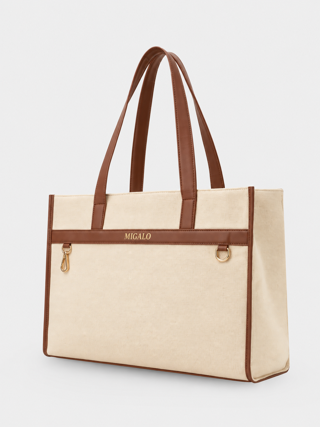 Nero Cream and Brown Tote Bag