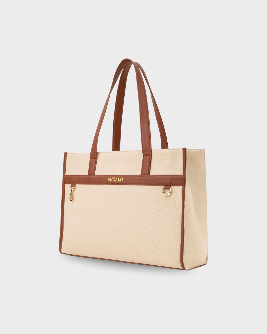 Nero Cream and Brown Tote Bag - MIGALO