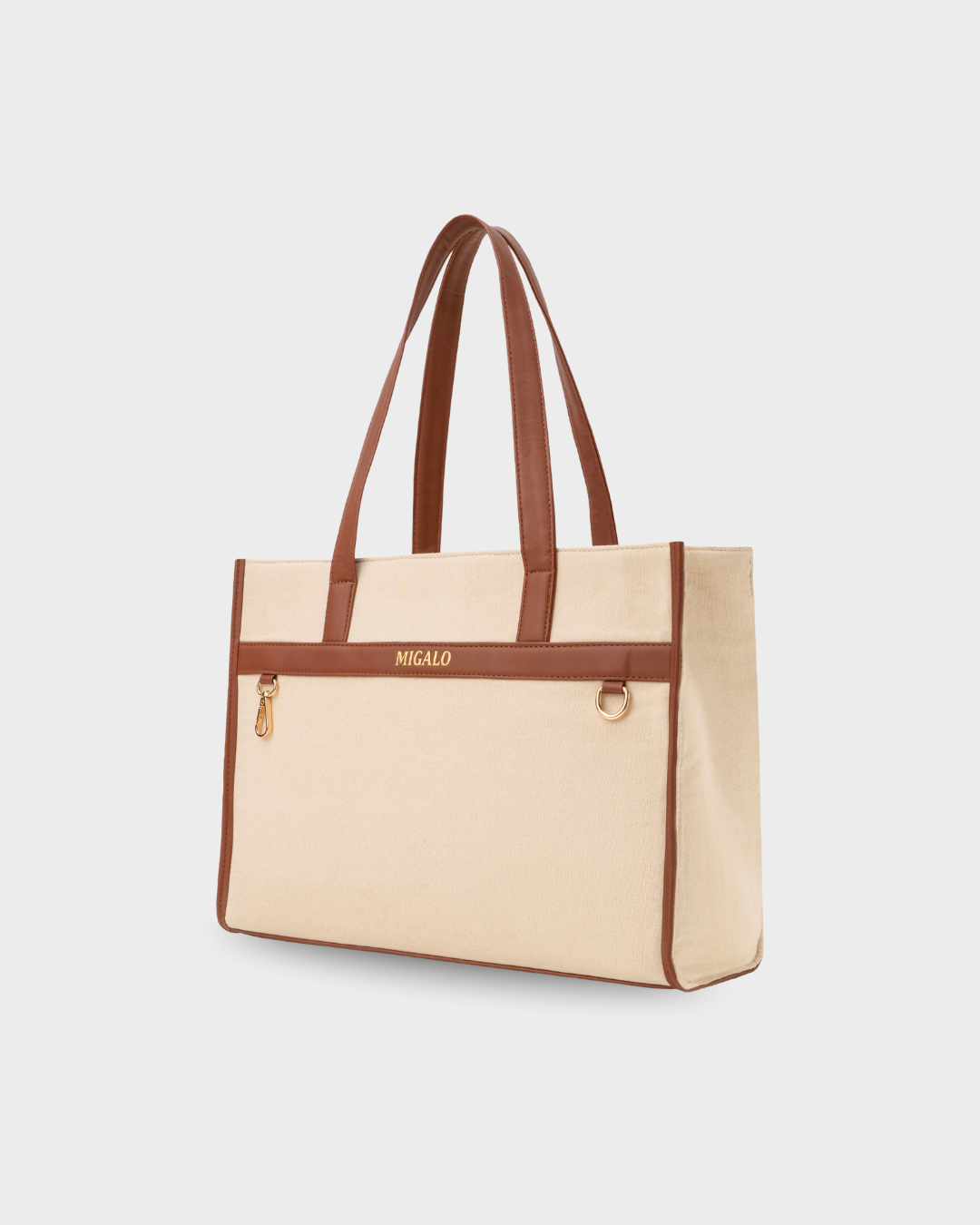 Nero Cream and Brown Tote Bag - MIGALO