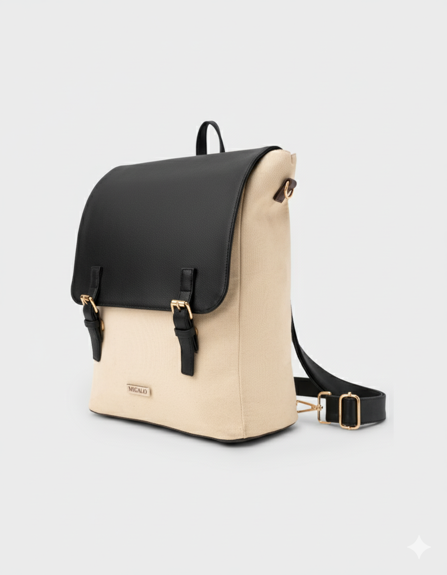 Premium vegan leather. Durable canvas. Padded laptop compartment.
This unisex backpack brings together the best of utility and elevated style — cruelty-free, organised, and built for everyday use.