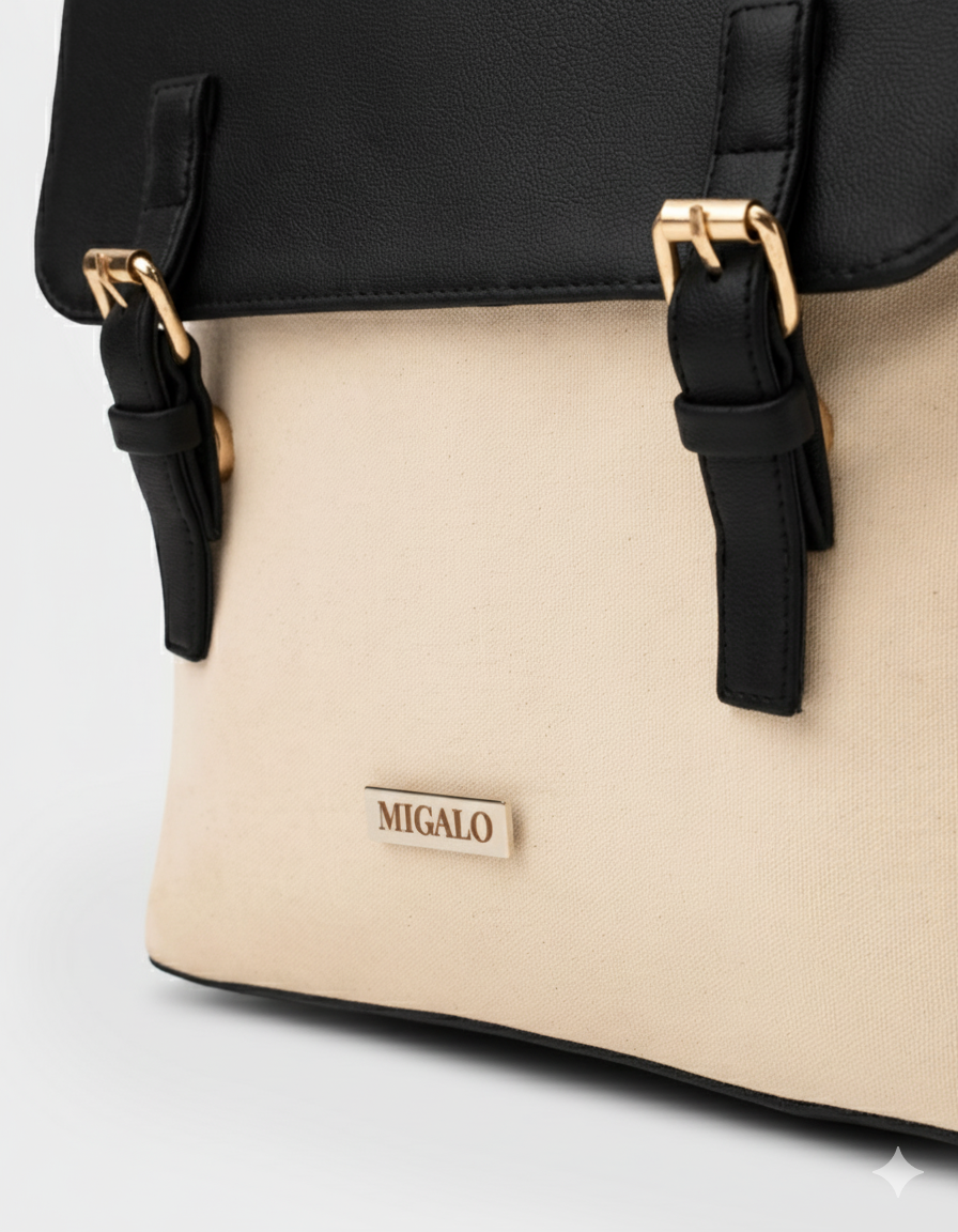 Premium vegan leather. Durable canvas. Padded laptop compartment.
This unisex backpack brings together the best of utility and elevated style — cruelty-free, organised, and built for everyday use.