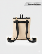 Premium vegan leather. Durable canvas. Padded laptop compartment.
This unisex backpack brings together the best of utility and elevated style — cruelty-free, organised, and built for everyday use.