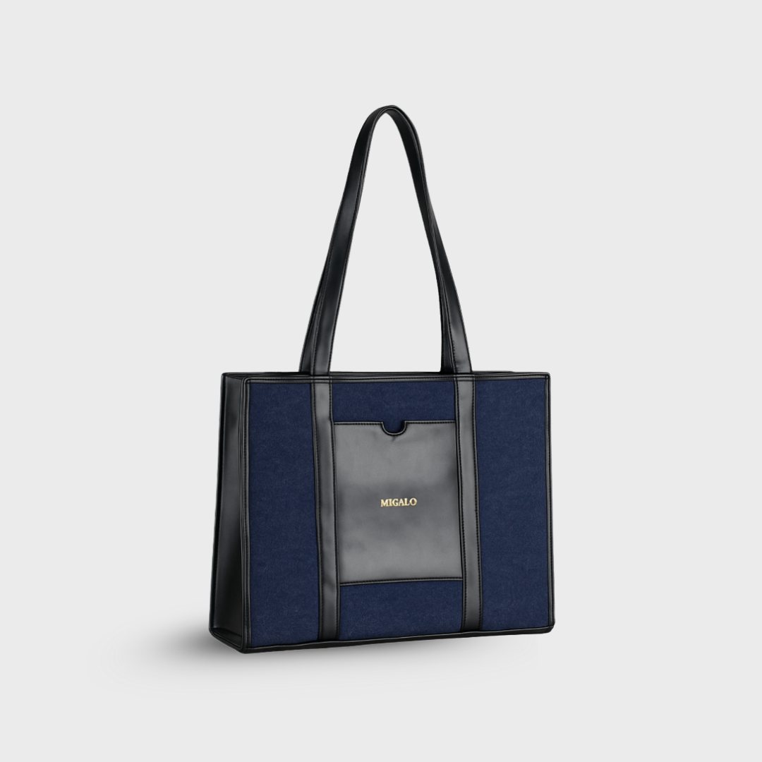 Rosso Denim Tote Bag - MIGALO